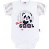 Dojčenské body s krátkym rukávom New Baby Panda