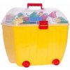 Lean Toys Veľký box na kolieskach so stavebnicou 280 ks