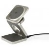 iStores by Epico UltraBase Qi2 3in1 Fold Alu Mag+ Wireless Charging Stand EF55 - titanová