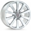 PLATIN P58 hliníkové disky 7x17 5x108 ET48 SILVER