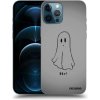 Picasee silikónový čierny obal pre Apple iPhone 12 Pro Max - Ghost