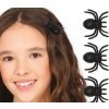 HALLOWEENSKE SPONKY PAVÚKY ČIERNE S KOVOVÝM KLIPOM 3