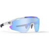 Neon NOVA, White matt/ Steel Cyklistické okuliare s vymeniteľnými šošovkami