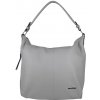 SASKIA dámska koženková kabelka Sivá