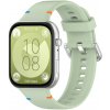 PROTEMIO 111005 WAVY Silikónový remienok pre Huawei Watch Fit 4 / Fit 4 Pro svetlozelený
