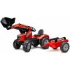 Falk Falk Šliapací traktor 4010AM Massey Fergusson S8740 s nakladačom a vlečkou FA4010AM - Šľapadlo