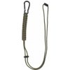 Mil-tec šnúra paracord s karabínou coyote