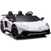 LEAN CARS Elektrické autíčko Lamborghini XXL - 200W 24V - dvojmiestne - biele - 200W - 24V/14Ah - 2025