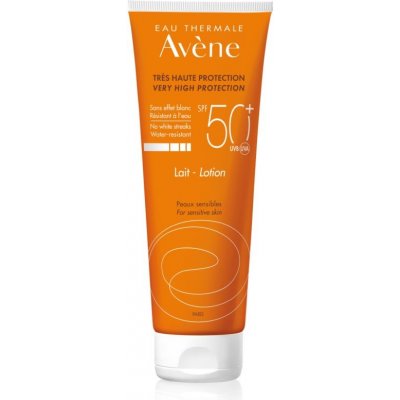 Avène Sun Sensitive ochranné mlieko pre citlivú pokožku SPF50+ 250 ml