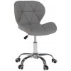 Tempo Kondela Kancelárske kreslo, sivá/chróm, ARGUS NEW