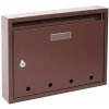 Poštová schránka RICHTER BK.24.D.HM (HNEDÁ), Oceľ hnedá, RICHTER hnědá