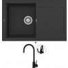 Elleci EASY 300 G40 full black + Deante NEO LUNO BOC N72M čierna matná