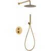 Imex GTD038/OC LINE termostatický podomietkový sprchový set kartáčované zlato
