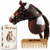 HOBBY HORSE KÔŇ NA PALIČKE A3 KONÍK S HRIVOU DARČEK Deň detí + KRABIČKA