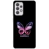 Picasee silikónový prehľadný obal pre Samsung Galaxy A52s 5G A528B - Diamanty Purple