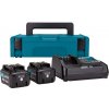 MAKITA súprava Li-ion CXT 12V 2 ks BL1041B+1 ks RýchlojnabíjačkaDC10SB+1 ks Makpac 197641-2