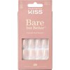 KISS Bare But Better Short umelé nechty 28 ks