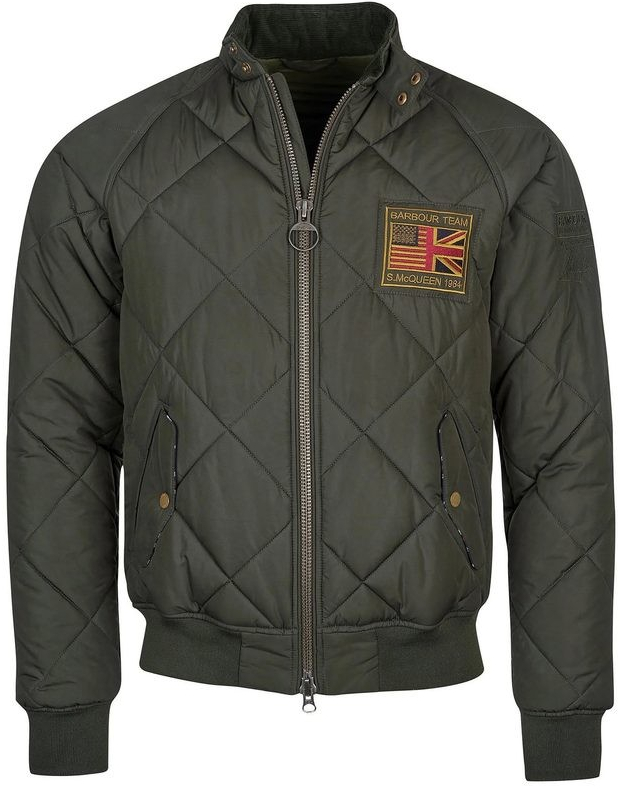 Barbour International Steve McQueen Quilted Merchant Sage