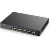 Zyxel GS1900-24EP 24-port Gigabit Smart Managed PoE Switch, 24x gigabit RJ45 (z toho 12x PoE), PoE budget 130W