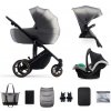 Kinderkraft KINDERKRAFT SELECT - Kombinovaný kočík 3v1 PRIME 2 Premium Shadow grey AG0834 + záruka 3 roky zadarmo + záruka 3 roky zadarmo