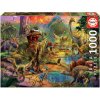 Educa puzzle Land of Dinosaurs 1000 dielov a fix lepidlo