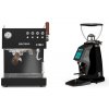Ascaso Steel DUO PID PLUS, Black&Wood + Rocket Espresso SPLUGA, black