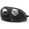 TUNING-TEC Predné svetlá, VW GOLF 5, 2003-2009, LED DRL BLACK