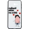 TopQ Zadný pevný kryt GLASS na Samsung J4+ Nejlepší dědeček na světě