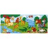 HM STUDIO Doskové ZOO drevené 21 dielov