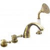 LABE - Vaňová batéria 4-otvorová, Stará mosadz (Bronz) L469.0PSM, RAV Slezák Farba: Stará mosadz (Bronz), Rozmer: 1/2