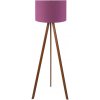 Asir | Stojacia lampa AYD 1xE27/40W/230V fialová/hnedá | AS2846