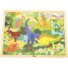 Viga puzzle na podložke 48 častí Poznajme dinosaurov