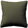 Dekoria Gabika so šnúrkou, obliečka na vankúš, temná olivová, 45 x 45 cm, Manchester, 701-35