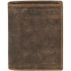 G r e e n B u r r y V i n t a g e R F I D c o m b i n a t i o n w a l l e t 2 p i e c e s . b r o w n l e a t h e r 1 7 0 1 - R F I D - 2 5