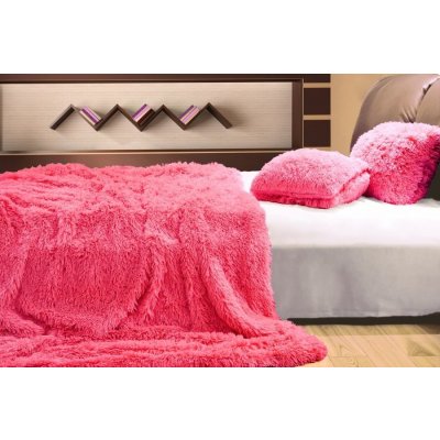 Prehozynapostel Luxusné chlpaté deky a prehozy ružovej farby 150x200 od 32  € - Heureka.sk