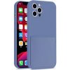 AppleKing ochranný kryt s kapsou na karty pre iPhone 12 Pro Max - modrosivý - možnosť vrátiť tovar ZADARMO do 30tich dní