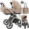 Kočík 2v1 Carrello Ultra Floral Beige Béžový rám + adaptéry a príslušenstvo
