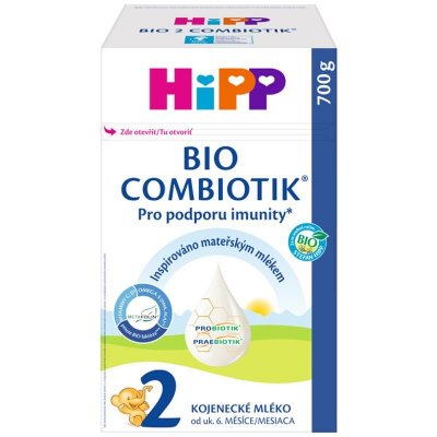 HiPP 2 BIO Combiotik pokračovacia mliečna dojčenská výživa , od uk. 6. mesiace, 700 g CZ2172-01