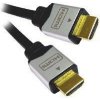 PremiumCord kábel HDMI M/M, zlac.a kovové HQ, 3m