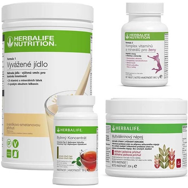 Herbalife Sada na optimálnu výživu s Thermojeticsem - Formula 1 koktail 750  g - Multivlákninový nápoj 204 g - Multivitamin Complex 90 tabliet -  Thermojetics 50 g od 133,12 € - Heureka.sk