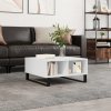 vidaXL Konferenčný stolík biely 60x60x30 cm kompozitné drevo 827044