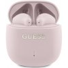 Guess Printed Classic Logo TWS Bezdrátová Sluchátka Pink