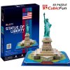 CubicFun 3D puzzle Socha Slobody 39 ks