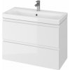 Cersanit Moduo skrinka 79.5x37.5x57 cm závesná kúpeľňová skrinka pod umývadlo biela S929-002