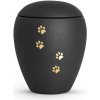 Zvieracia urna Verona Paws - Čierna 0,5l