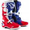 Boty TECH 10 limitovaná edice FORTITUDE, ALPINESTARS (bílá/modrá/červená, vel. 43)