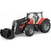 Bruder 3047 Traktor Massey Ferguson 7600 s čelným nakladačom