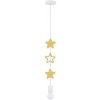 Candellux Detský luster STARS na lanku 1xE27/20W/230V žltá/biela CA1142 + záruka 3 roky zadarmo + záruka 3 roky zadarmo