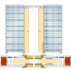 Stavebné puzdro ECLISSE LUCE dvojkrídlové 1450 mm, murivo