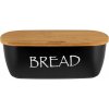 Chlebník s doskou Kamille čierny bambus